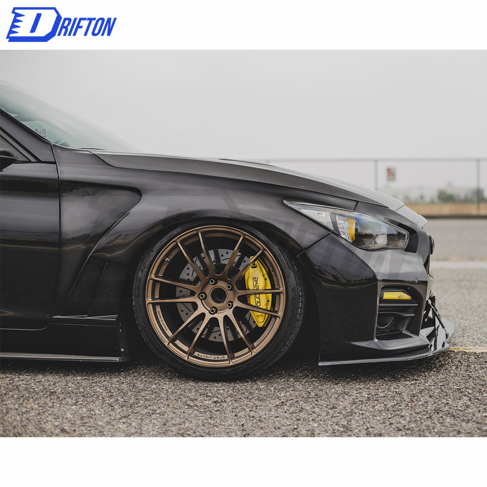 Vents Style Forged Carbon Fiber Fender For INFINITI Q50 2014-2021