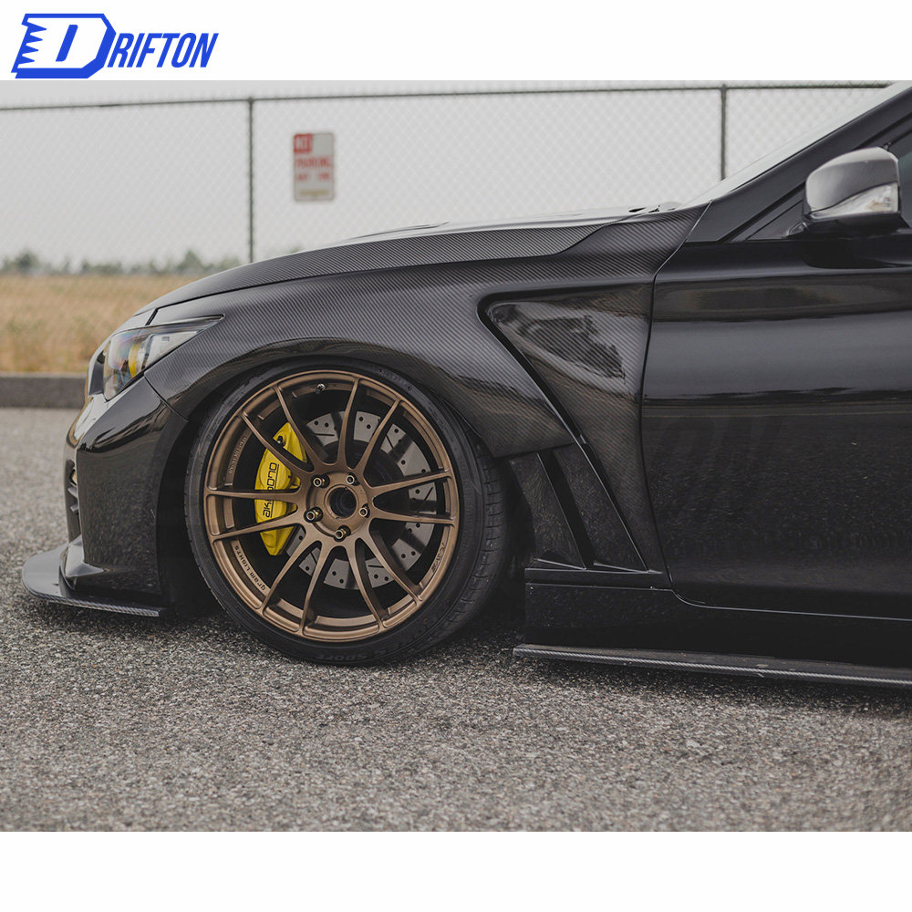 Vents Style Forged Carbon Fiber Fender For INFINITI Q50 2014-2021