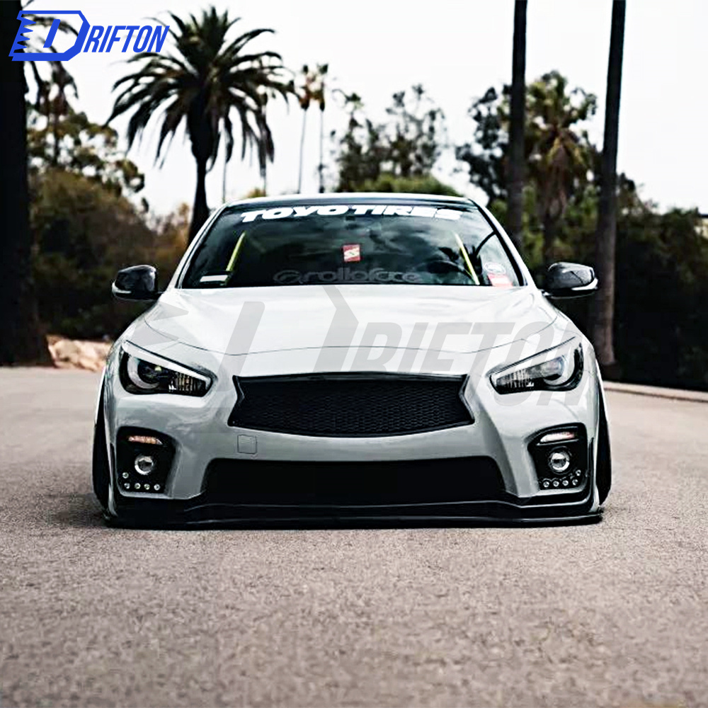 Blitz Style Glass Fiber Body Kit (With LED) For INFINITI Q50 2014-2021