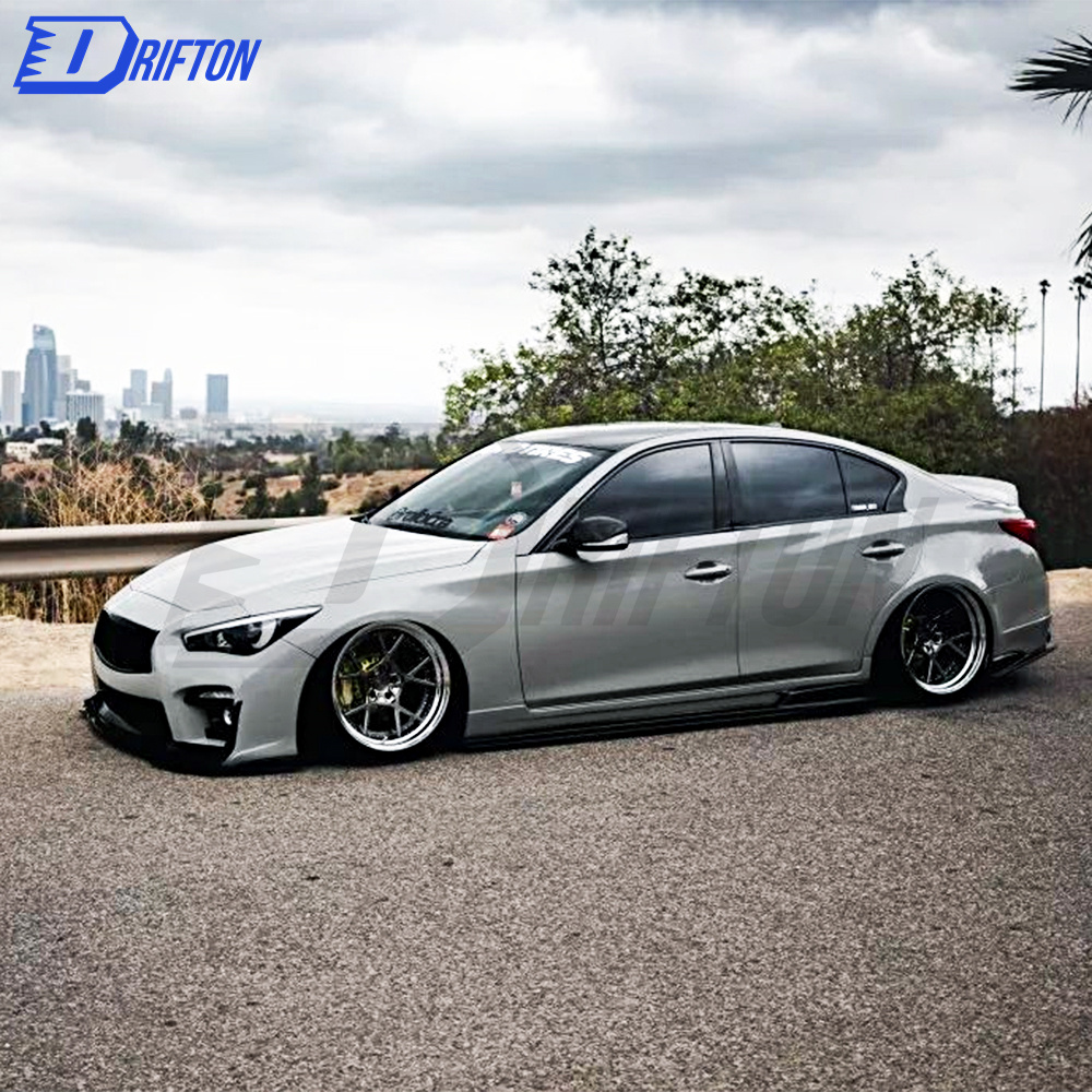 Blitz Style Glass Fiber Body Kit (With LED) For INFINITI Q50 2014-2021