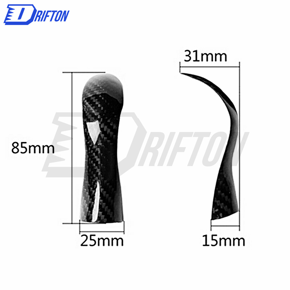 Carbon Fiber Gear Head Trim For INFINITI Q50 2014-2017