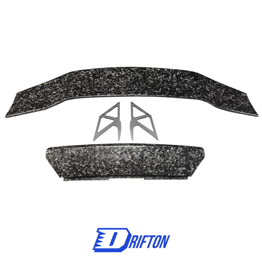 DMC-Style Forged Dry Carbon Fiber Rear Spoiler With Trunk For Lamborghini Huracan LP610-4 2014-2018