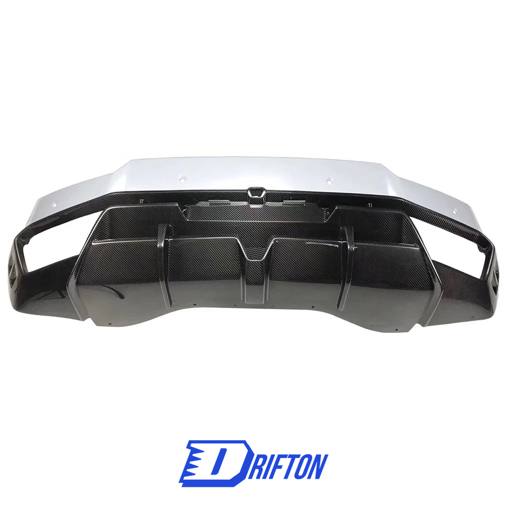 OKing Style Half Dry Carbon Fiber Rear Bumper For Lamborghini Huracan LP610-4 LP580 2014-2018
