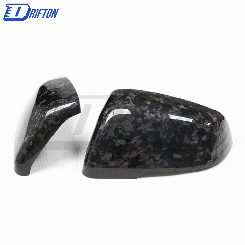 Dry Forged Carbon Fiber Mirror Caps (replacement) For Toyota Supra A90 2019-2020