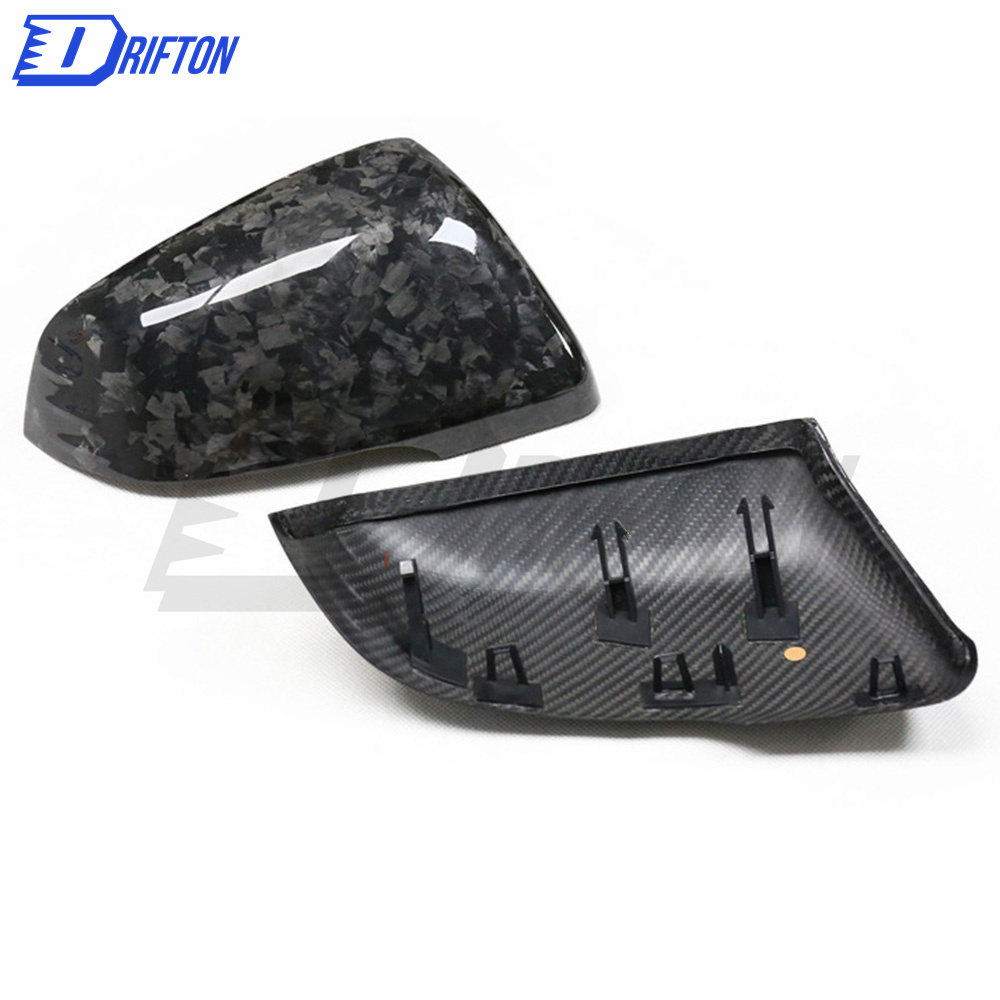 Dry Forged Carbon Fiber Mirror Caps (replacement) For Toyota Supra A90 2019-2020