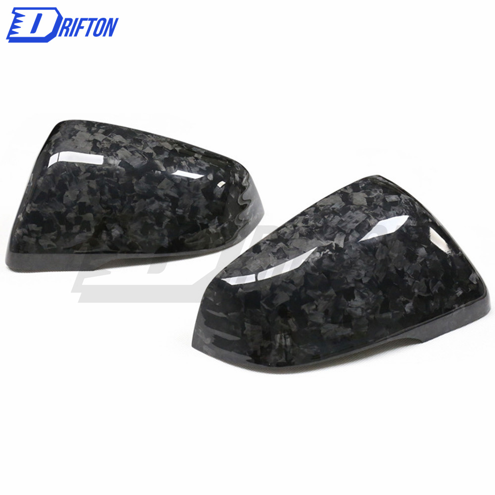 Dry Forged Carbon Fiber Mirror Caps (replacement) For Toyota Supra A90 2019-2020