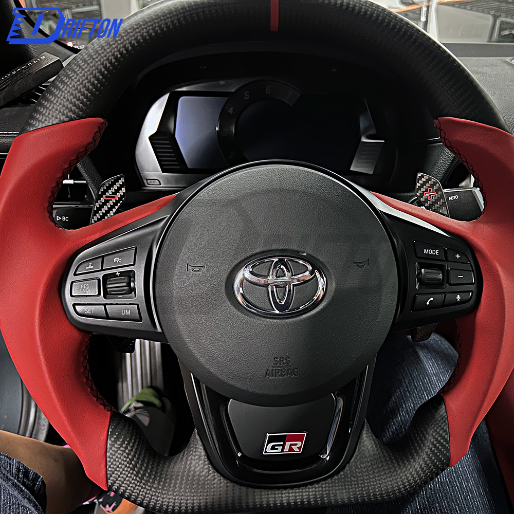 V3 Custom Made Carbon Fiber Steering Wheel For Supra A90 GR MK5 2019-2021