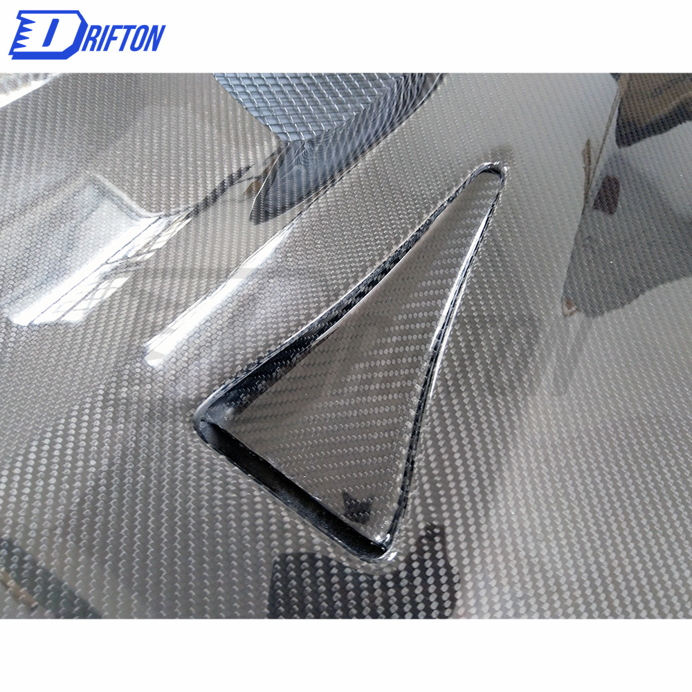 17Ver.Varis-Style Double Side Carbon Fiber Cooling Hood For Nissan R35 GTR 2017-2019