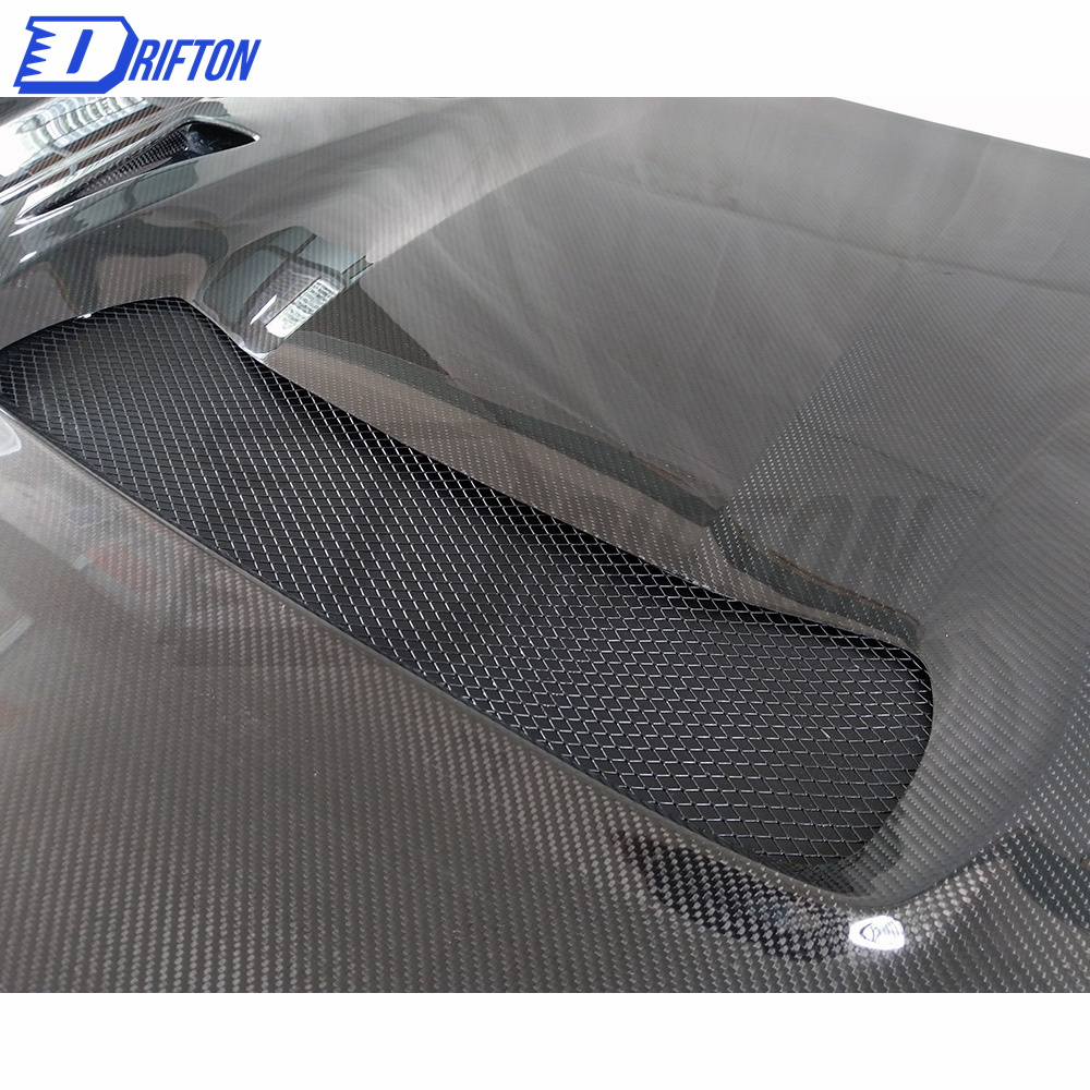 17Ver.Varis-Style Double Side Carbon Fiber Cooling Hood For Nissan R35 GTR 2017-2019