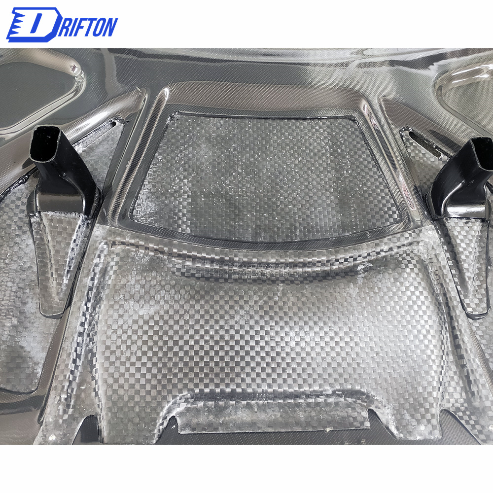 17Ver.Varis-Style Double Side Carbon Fiber Cooling Hood For Nissan R35 GTR 2017-2019