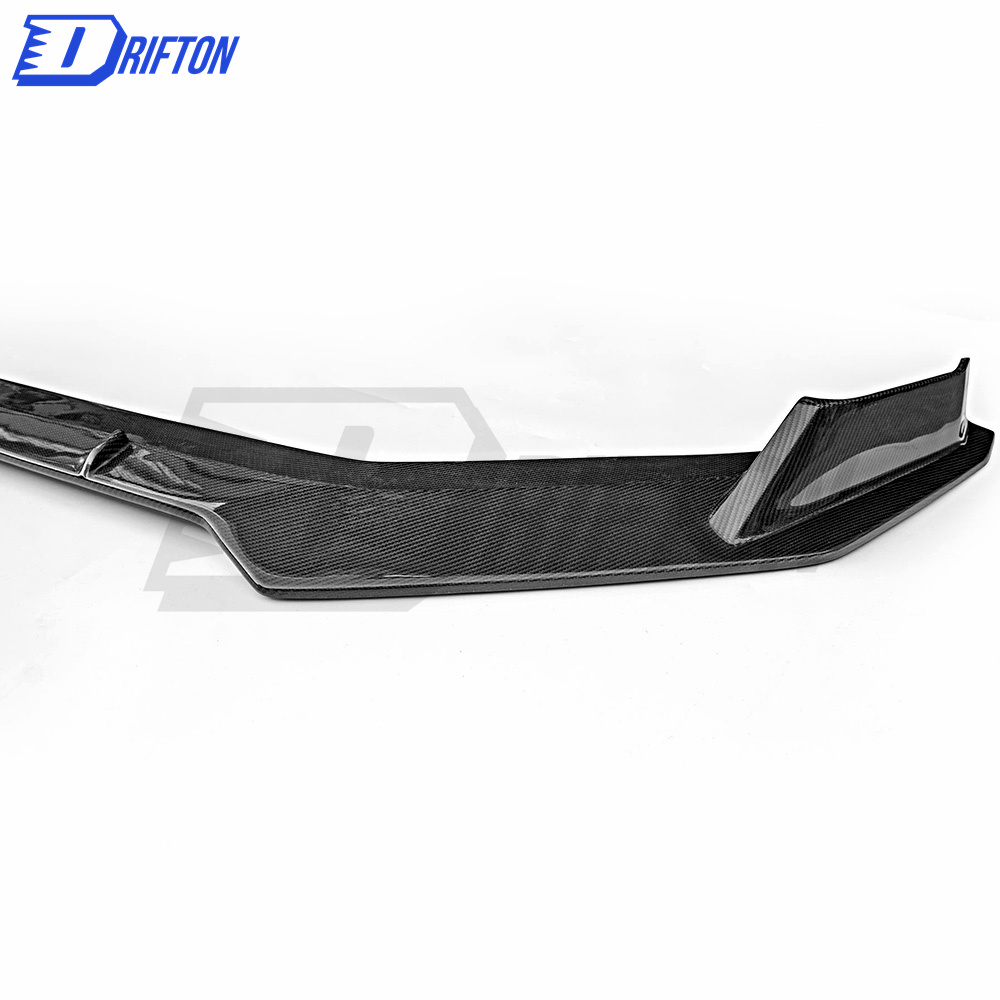 CMST V2 Style Half Carbon Fiber Front Lip (only for cmst front bumper ) For Nissan R35 GTR CMST FRONT BUMPER 2008-2016