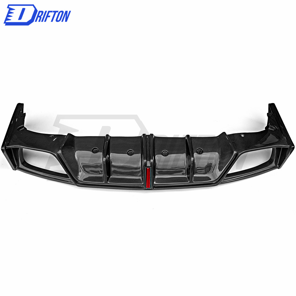 CMST V2 Style Half Carbon Fiber Rear Bumper With Diffuser For Nissan R35 GTR 2008-2016