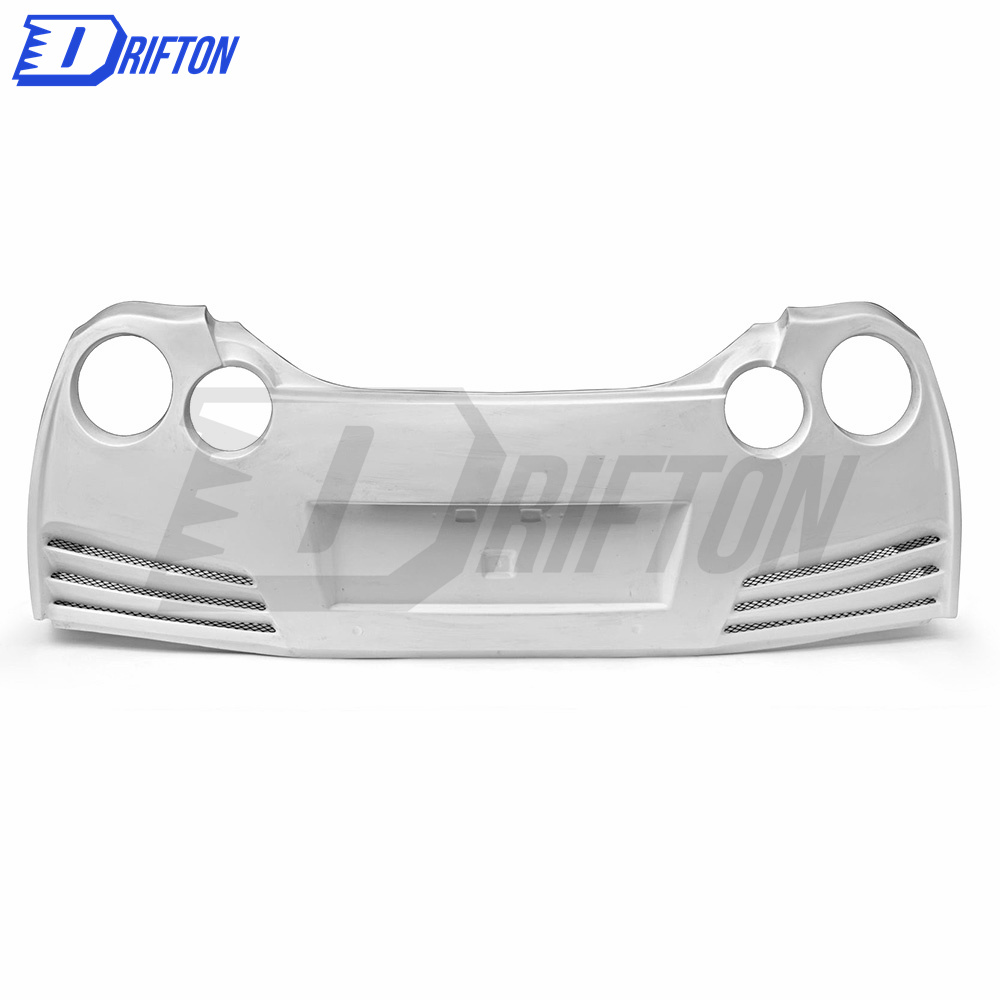 CMST V2 Style Half Carbon Fiber Rear Bumper With Diffuser For Nissan R35 GTR 2008-2016
