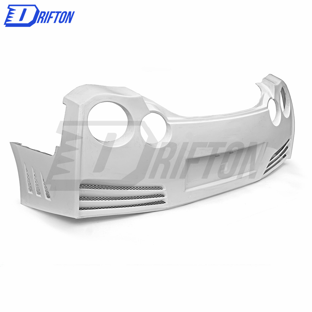 CMST V2 Style Half Carbon Fiber Rear Bumper With Diffuser For Nissan R35 GTR 2008-2016