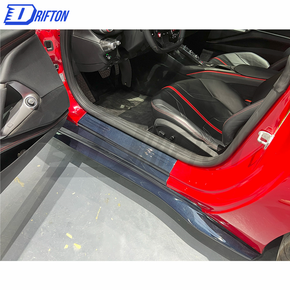 Dry Carbon Fiber Door Sills For Ferrari 812 2017-2018
