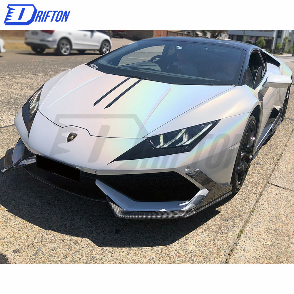 MAD Style Carbon Fiber Front Bumper Splitter For Huracan LP610-4 2014-2017