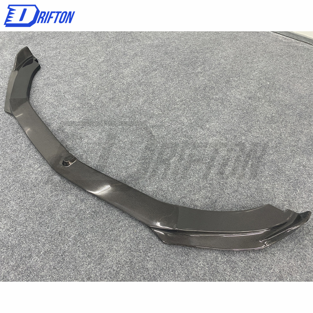 C Style Carbon Fiber Front Lip For Alfa Romeo Giulia Base Ti 2016-2018