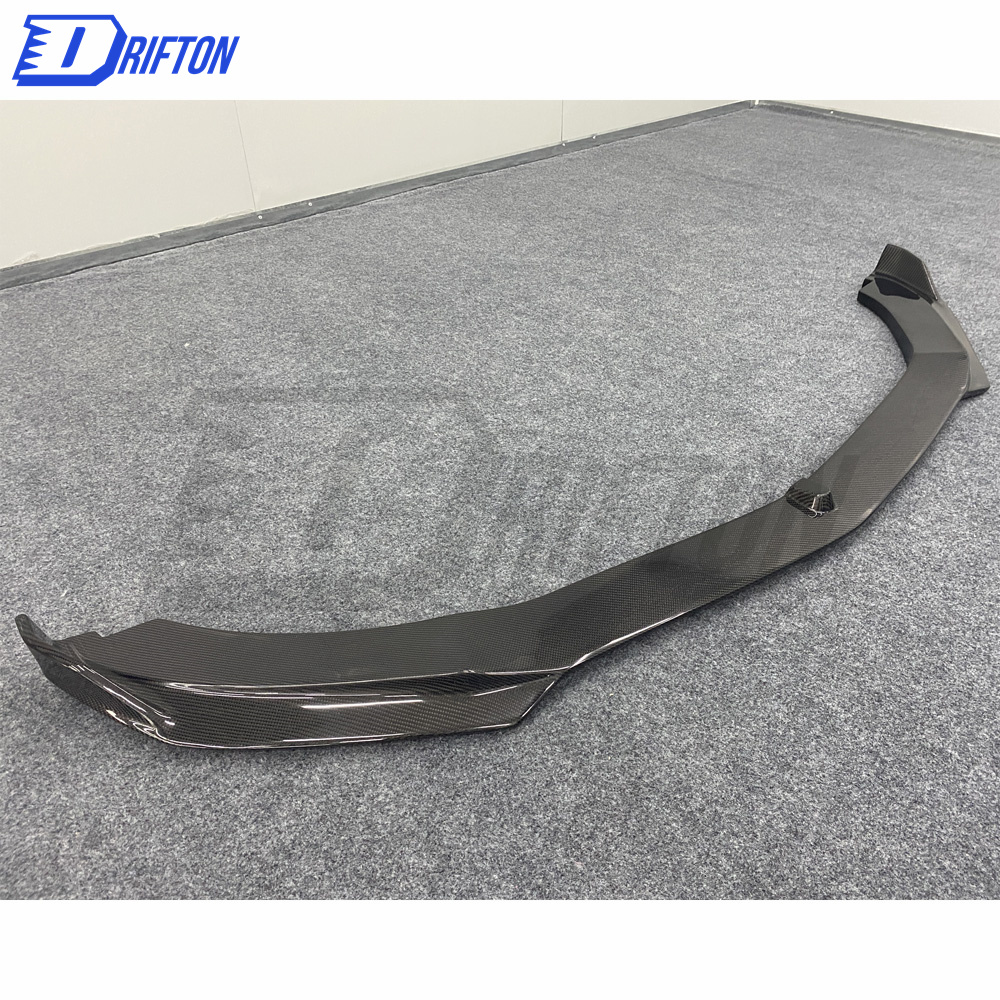 C Style Carbon Fiber Front Lip For Alfa Romeo Giulia Base Ti 2016-2018
