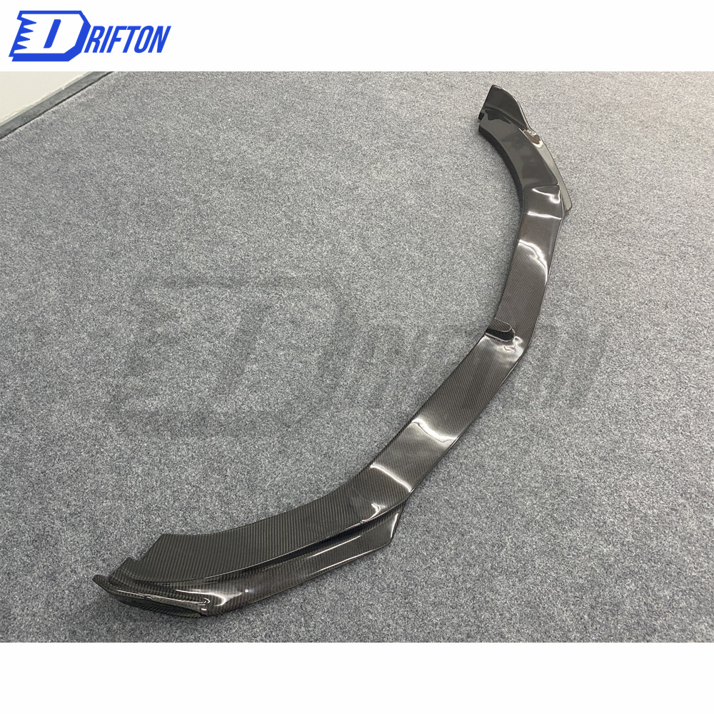 C Style Carbon Fiber Front Lip For Alfa Romeo Giulia Base Ti 2016-2018
