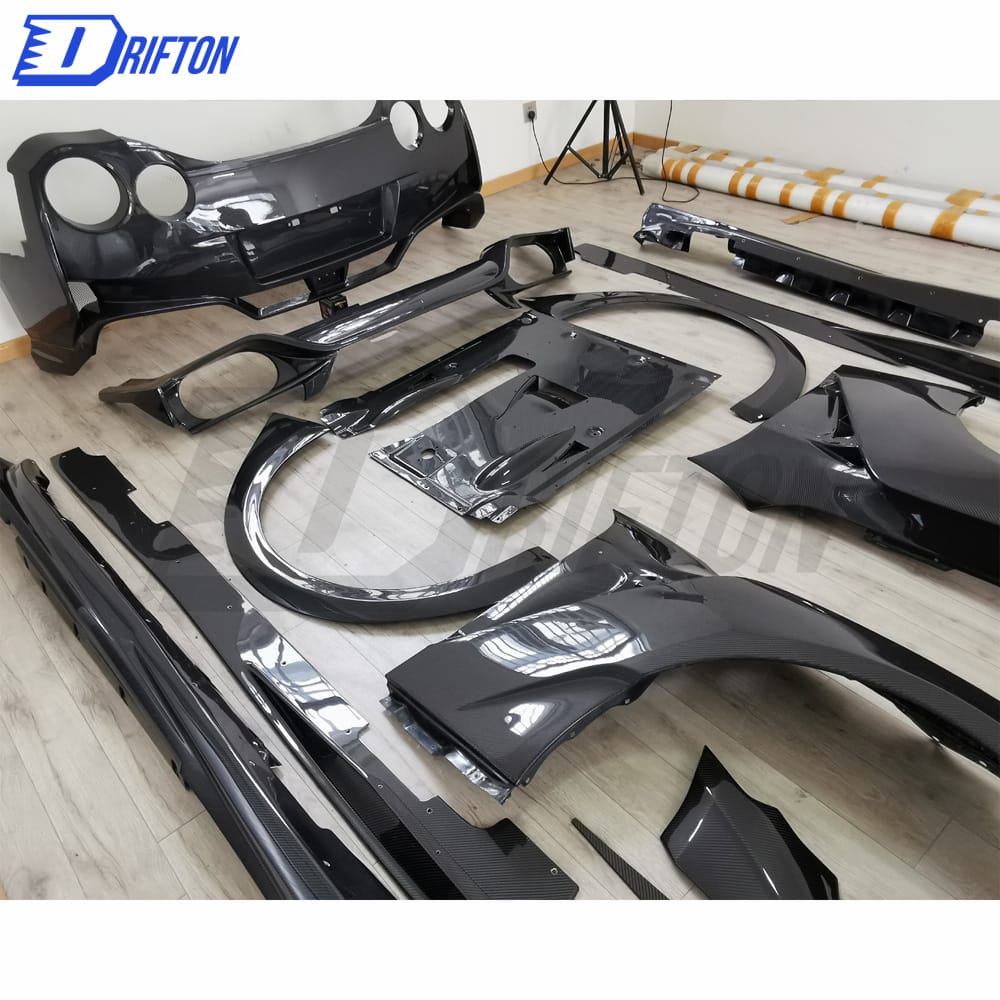 Varis MY19 Style Full Carbon Fiber Car Body Kit For Nissan R35 GTR 2017-2019