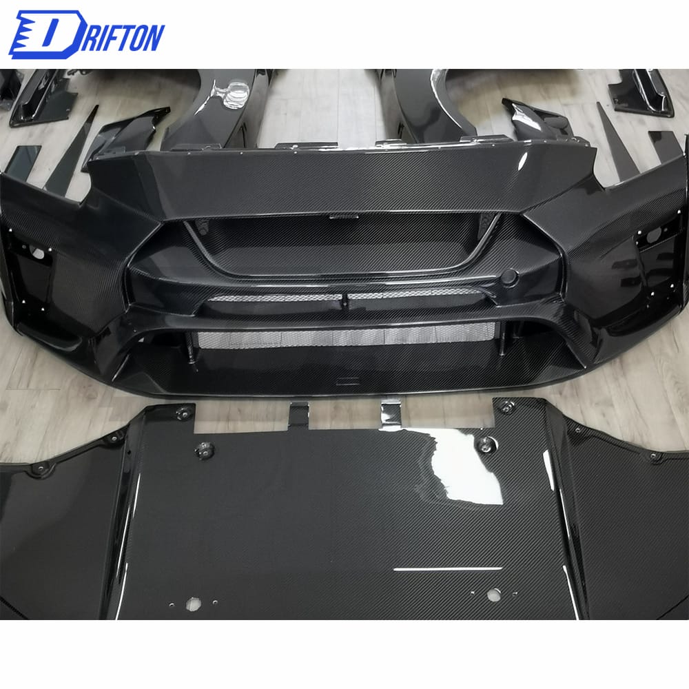 Varis MY19 Style Full Carbon Fiber Car Body Kit For Nissan R35 GTR 2017-2019