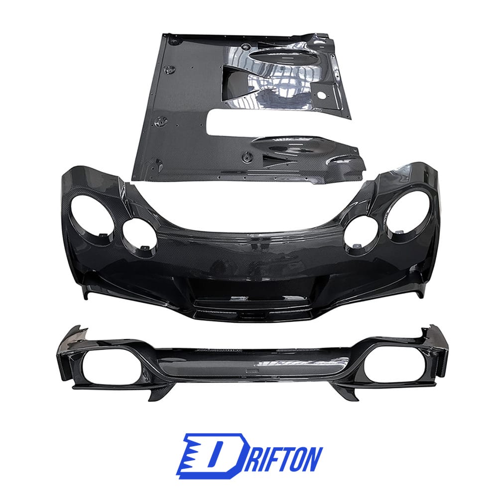 Varis MY19 Style Full Carbon Fiber Rear Bumper Assembly For Nissan R35 GTR 2017-2019