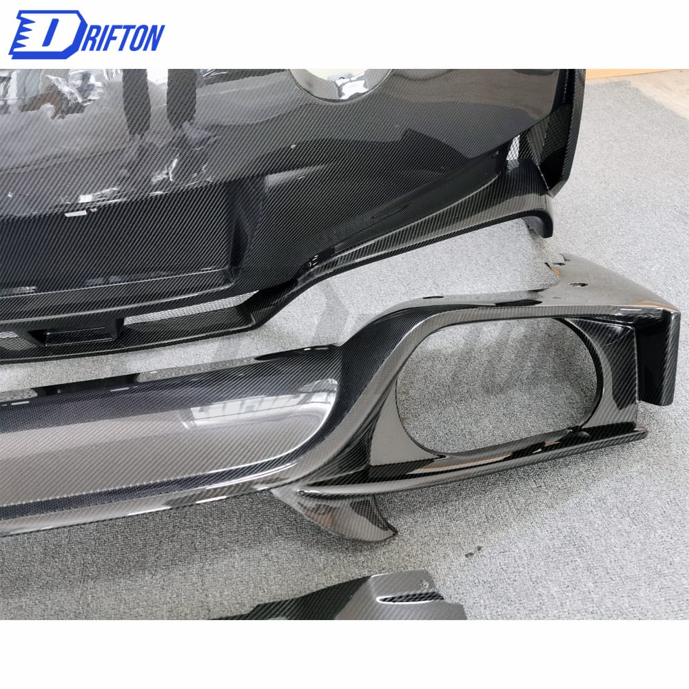 Varis MY19 Style Full Carbon Fiber Rear Bumper Assembly For Nissan R35 GTR 2017-2019