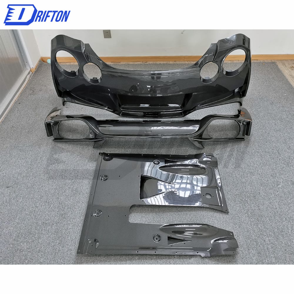 Varis MY19 Style Full Carbon Fiber Rear Bumper Assembly For Nissan R35 GTR 2017-2019