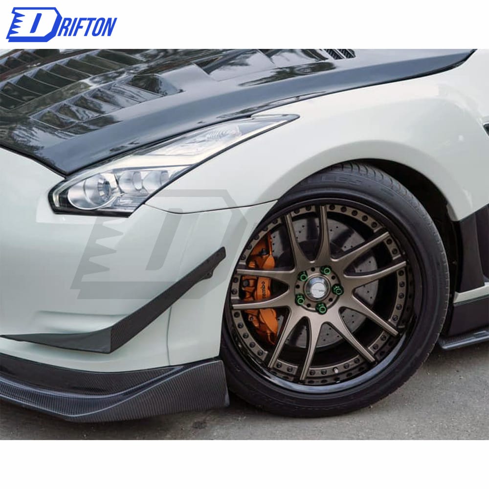 Amuse Style Carbon Fiber Front Lip For Nissan R35 GTR 2008-2011