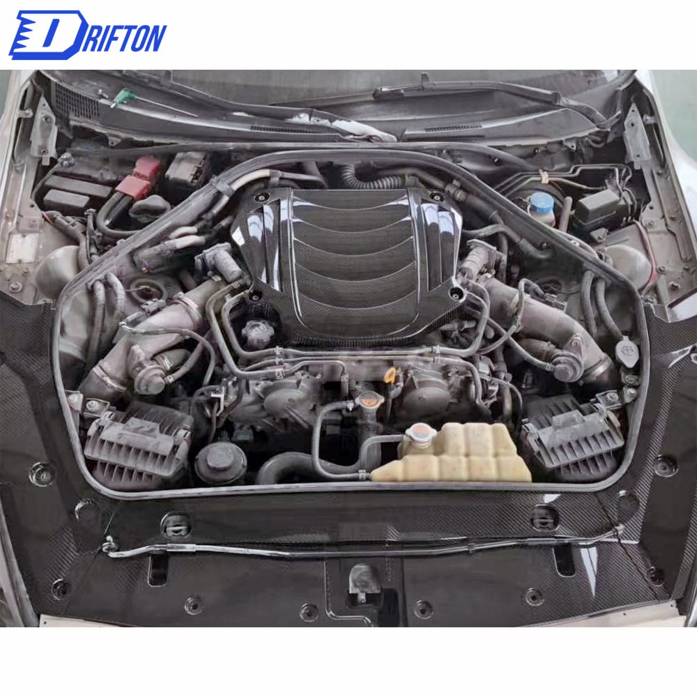 Nordring Challenge-Style Caron Fiber Engine Cover For Nissan R35 GTR 2008-2019