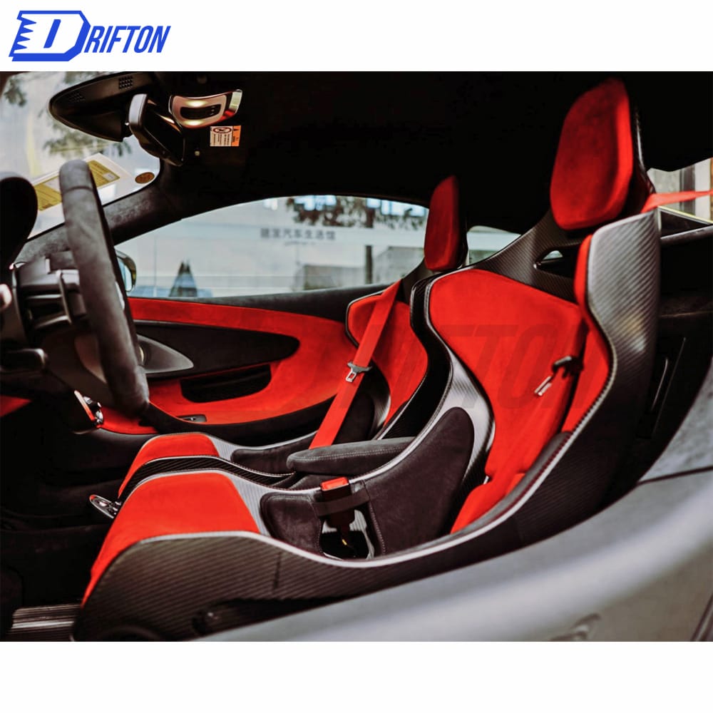 Universal Racing Seats MSO SENNA Style Dry Carbon Fiber Car Bucket Professional Ultra Light Sport Chair mclaren 720s 650s 570s gt bmw m3 m4 m5 m6 m8 x5m x6m c63 e63 amg gt53 gt63 supra m2 lamborghini huracan aventador urus