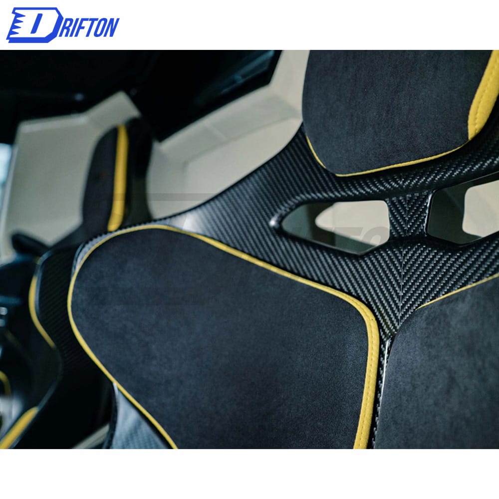 Universal Racing Seats MSO SENNA Style Dry Carbon Fiber Car Bucket Professional Ultra Light Sport Chair mclaren 720s 650s 570s gt bmw m3 m4 m5 m6 m8 x5m x6m c63 e63 amg gt53 gt63 supra m2 lamborghini huracan aventador urus