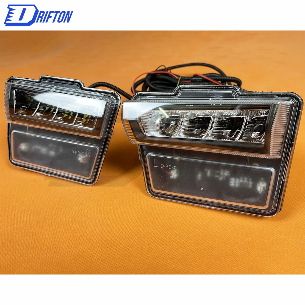 Front Bumper LED Daytime Running Light DRL For Nissan R35 GTR 2017-2021