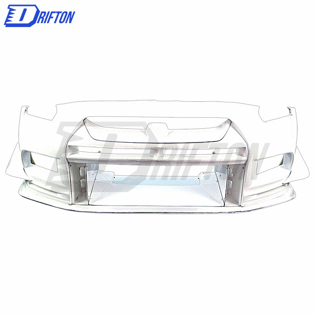 Top Racing Style Glass Fiber Front Bumper For Nissan R35 GTR 2017-2019
