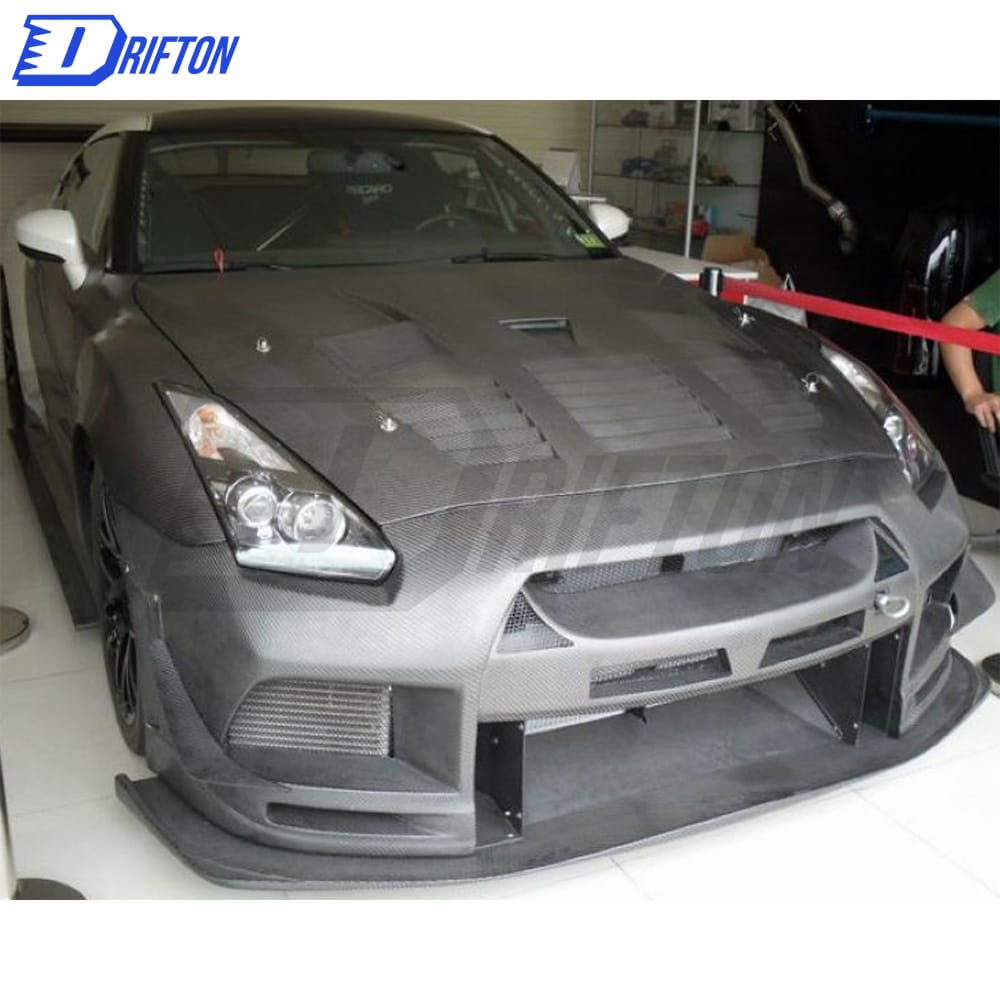 Top Racing Style Glass Fiber Front Bumper For Nissan R35 GTR 2017-2019