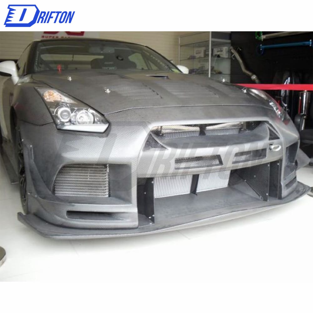 Top Racing Style Glass Fiber Front Bumper For Nissan R35 GTR 2017-2019