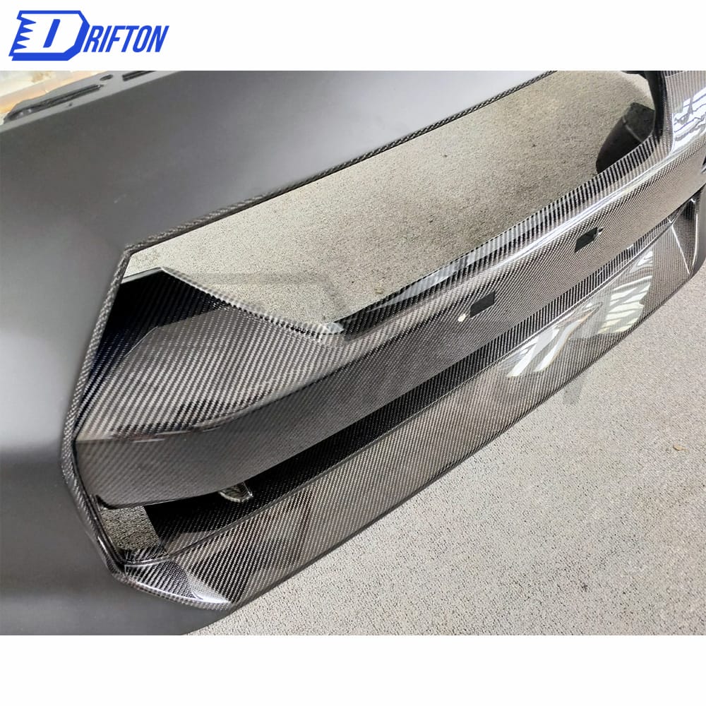 MY17 Style Half Carbon Fiber Front Bumper & Front Lip For Nissan R35 GTR 2008-2016