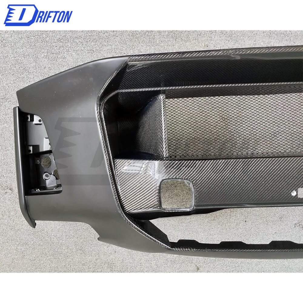 MY17 Style Half Carbon Fiber Front Bumper & Front Lip For Nissan R35 GTR 2008-2016