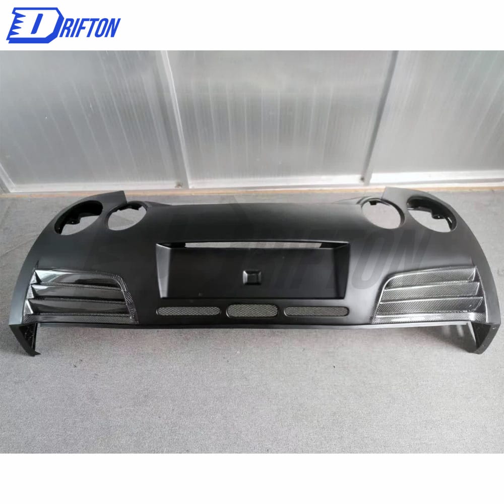 Varis MY13 Style Half Carbon Fiber Rear Bumper For Nissan R35 GTR 2017-2019