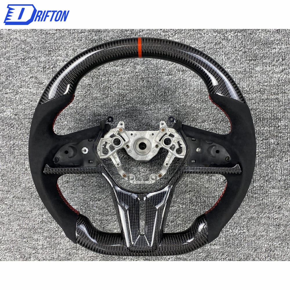 Customize Style Carbon Fiber Steering Wheel With Center Trim For Nissan R35 GTR 2017-2019