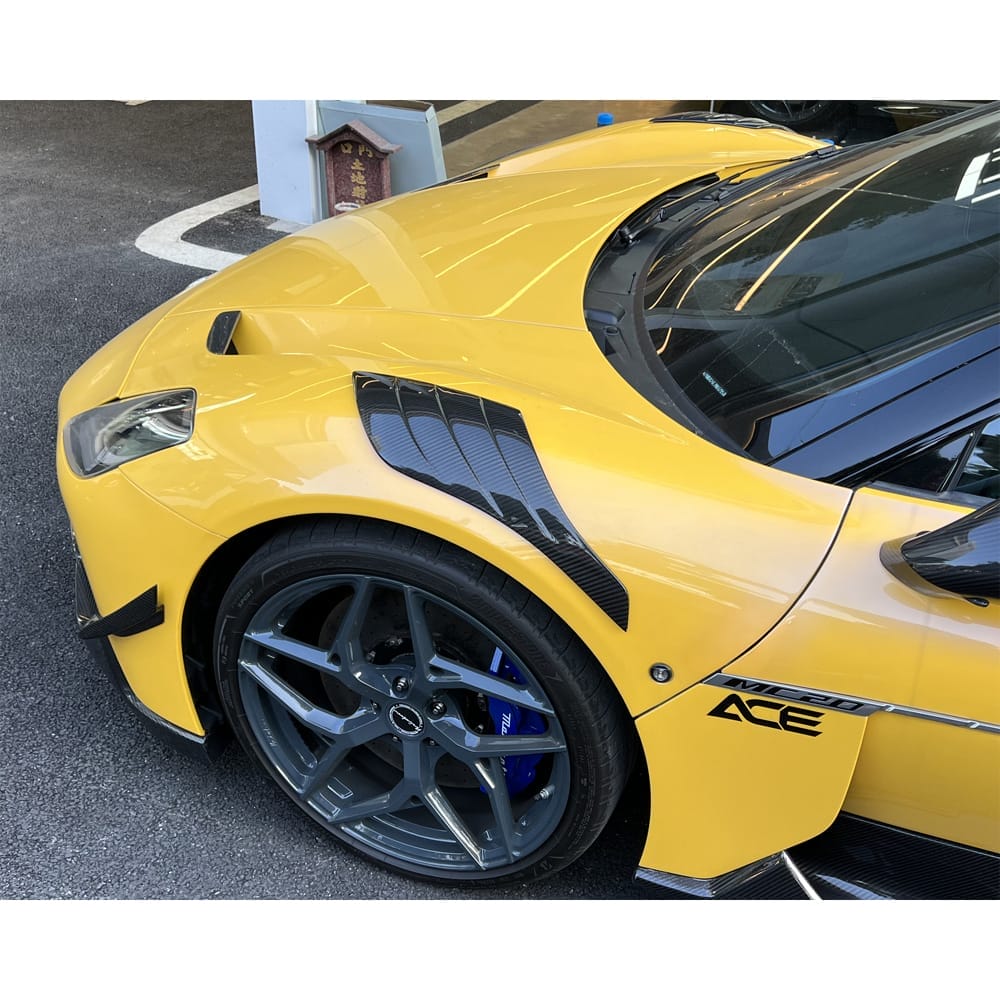 Aria Style Dry Carbon Fiber Fender Trims For Maserati MC20