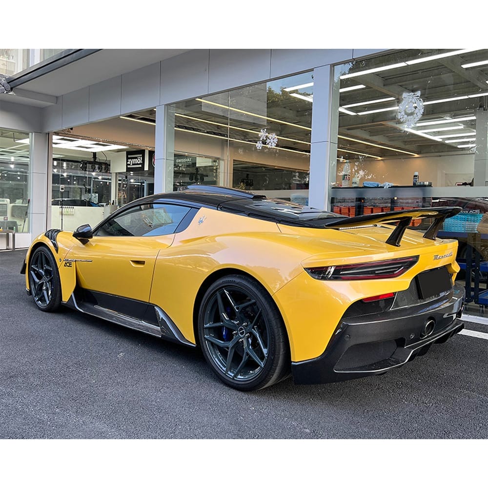 Aria Style Dry Carbon Fiber Fender Trims For Maserati MC20