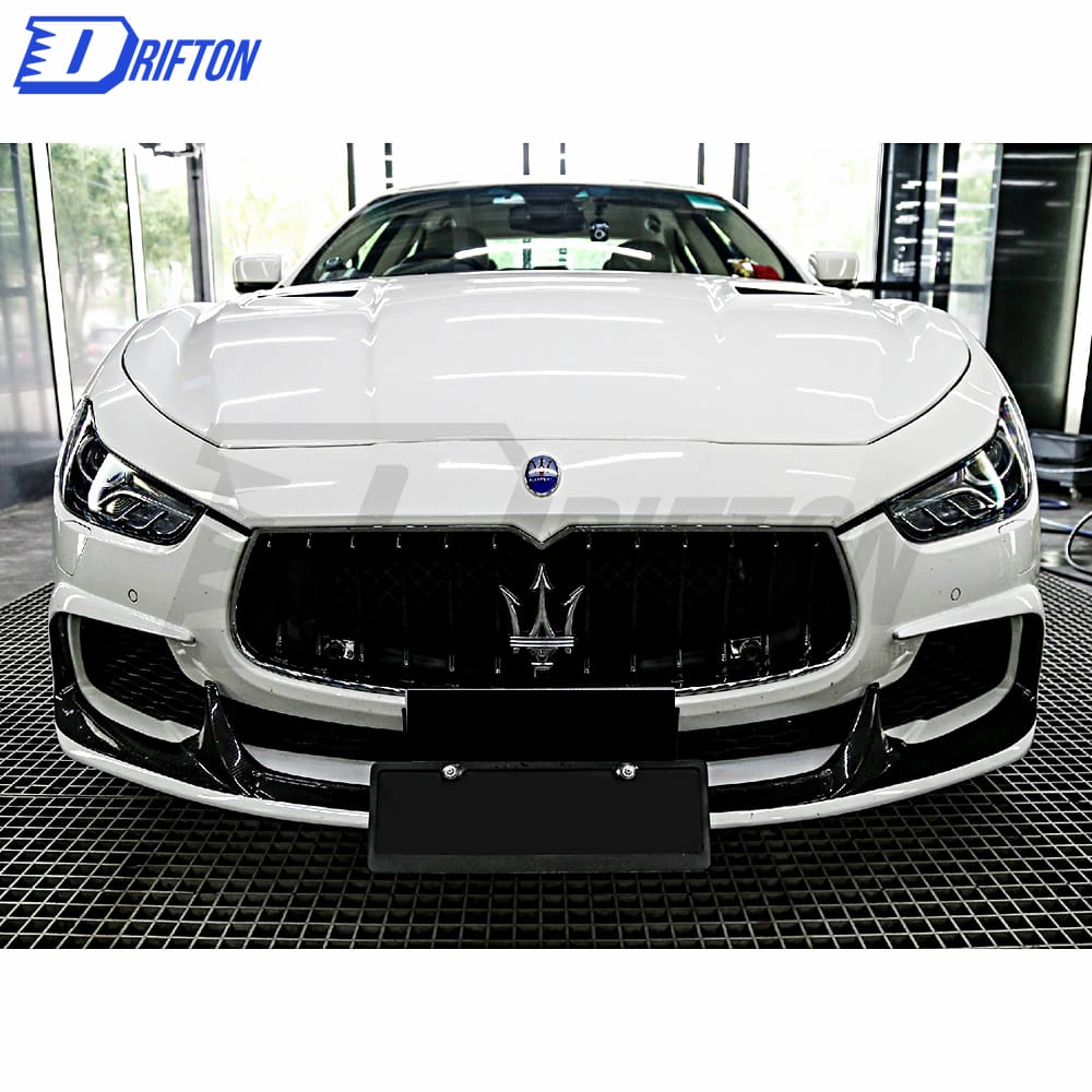 ASPEC Style Carbon Fiber Front Lip For Maserati Ghibli 2014-2017