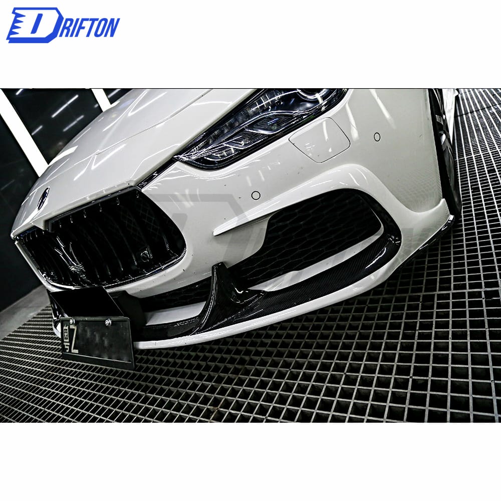 ASPEC Style Carbon Fiber Front Lip For Maserati Ghibli 2014-2017