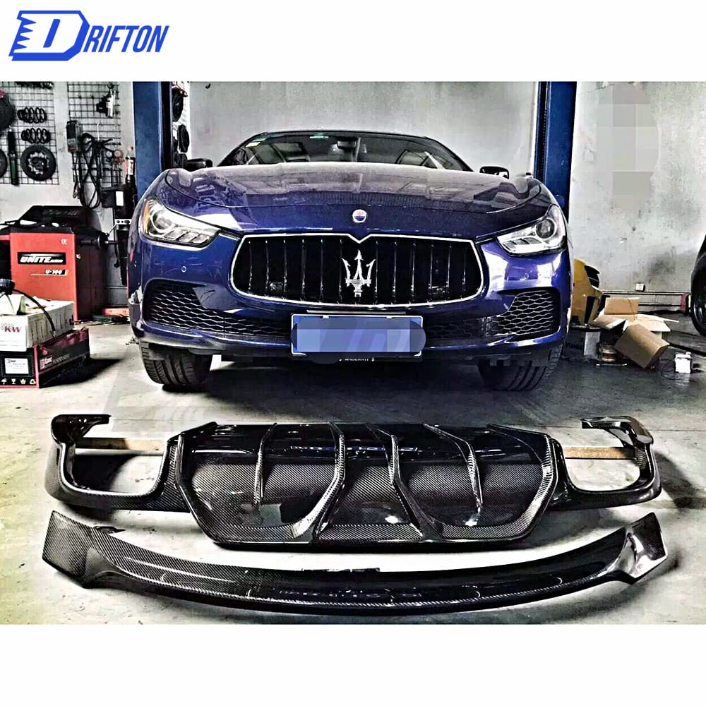 ASPEC Style Carbon Fiber Rear Diffuser For Maserati Ghibli 2014-2017