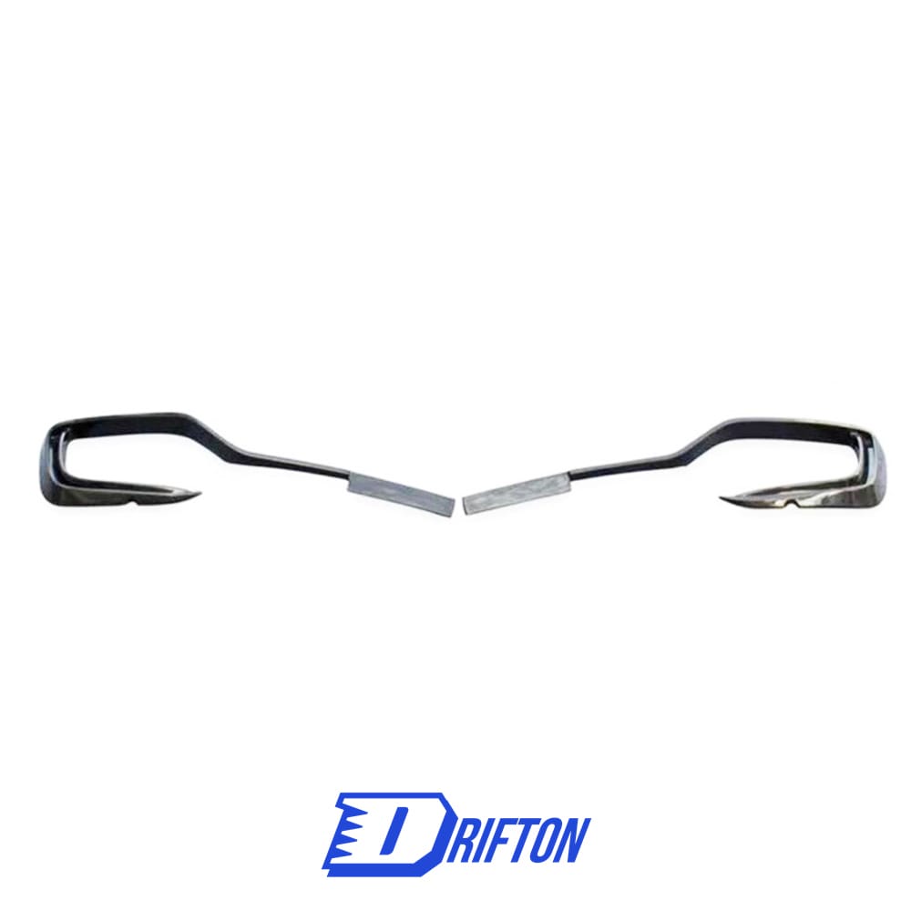 CMST Style Carbon Fiber Front Bumper Insert Trims For Maserati Ghibli 2014-2017