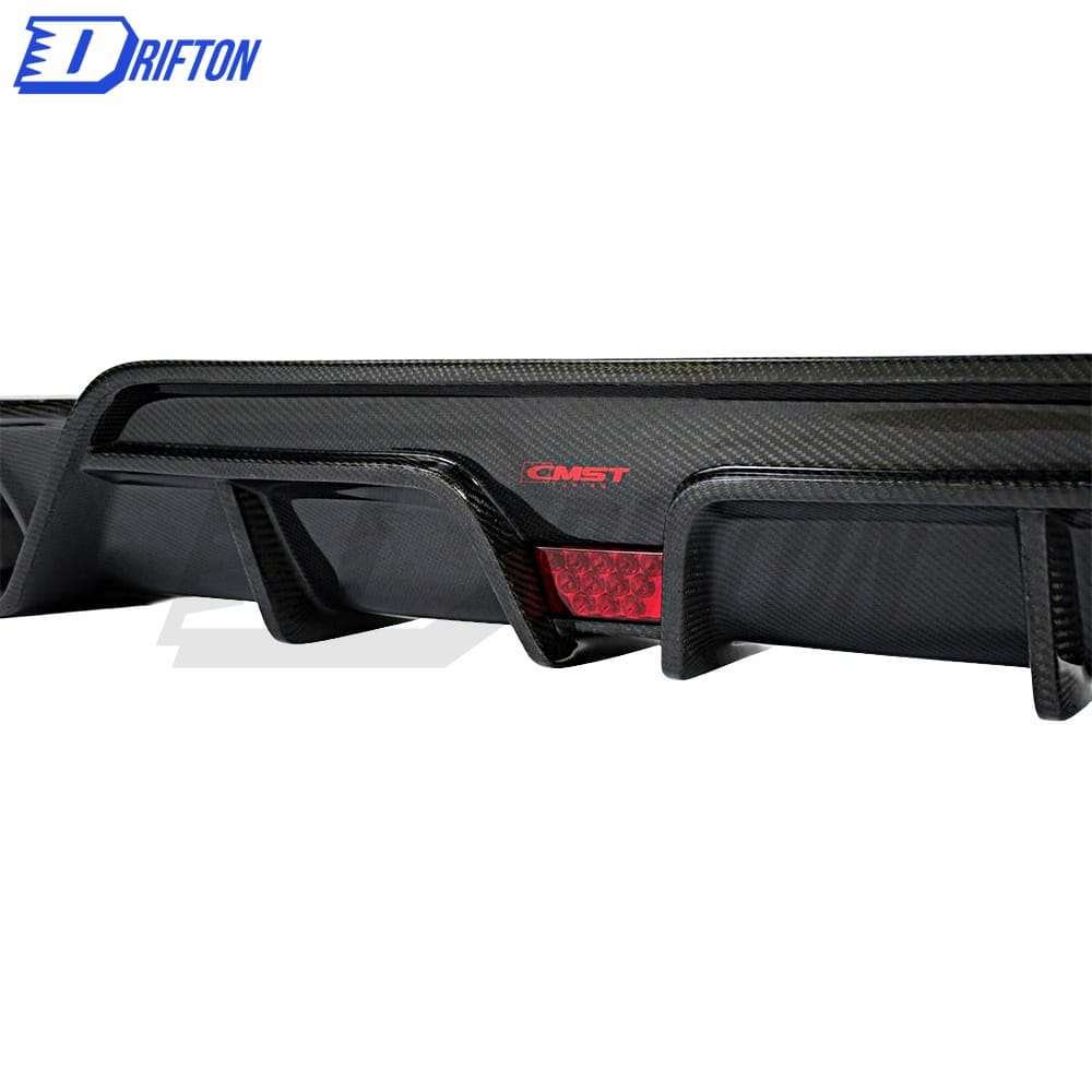 CMST Style Carbon Fiber Rear Diffuser For Maserati Ghibli 2014-2017