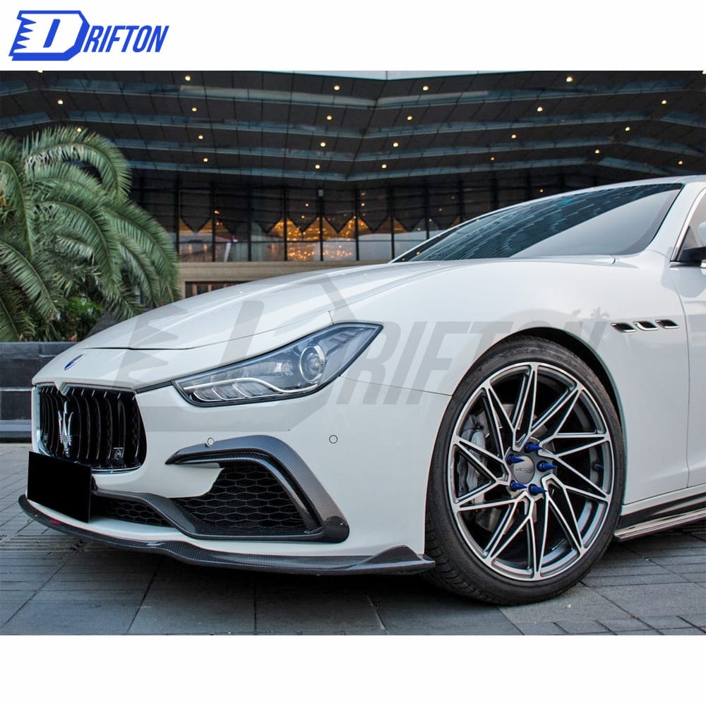 CMST Style Carbon Fiber Side Skirt For Maserati Ghibli 2014-2017