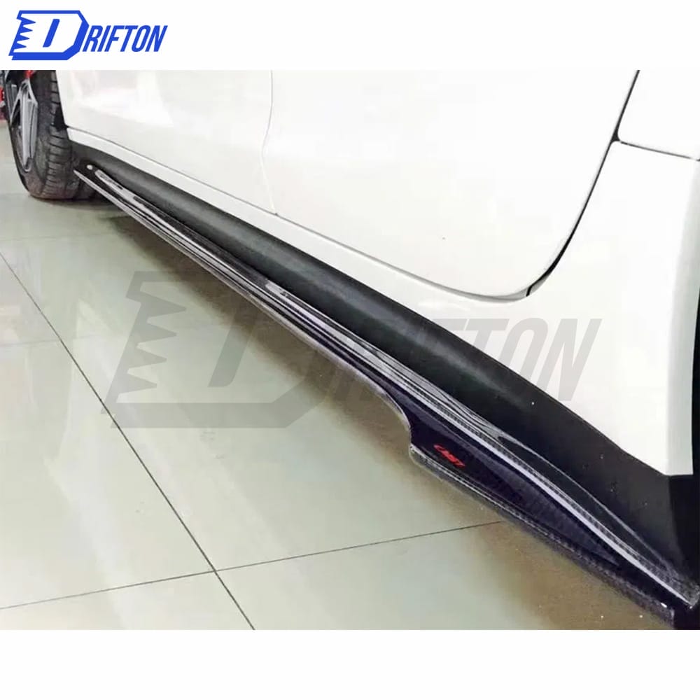 CMST Style Carbon Fiber Side Skirt For Maserati Ghibli 2014-2017