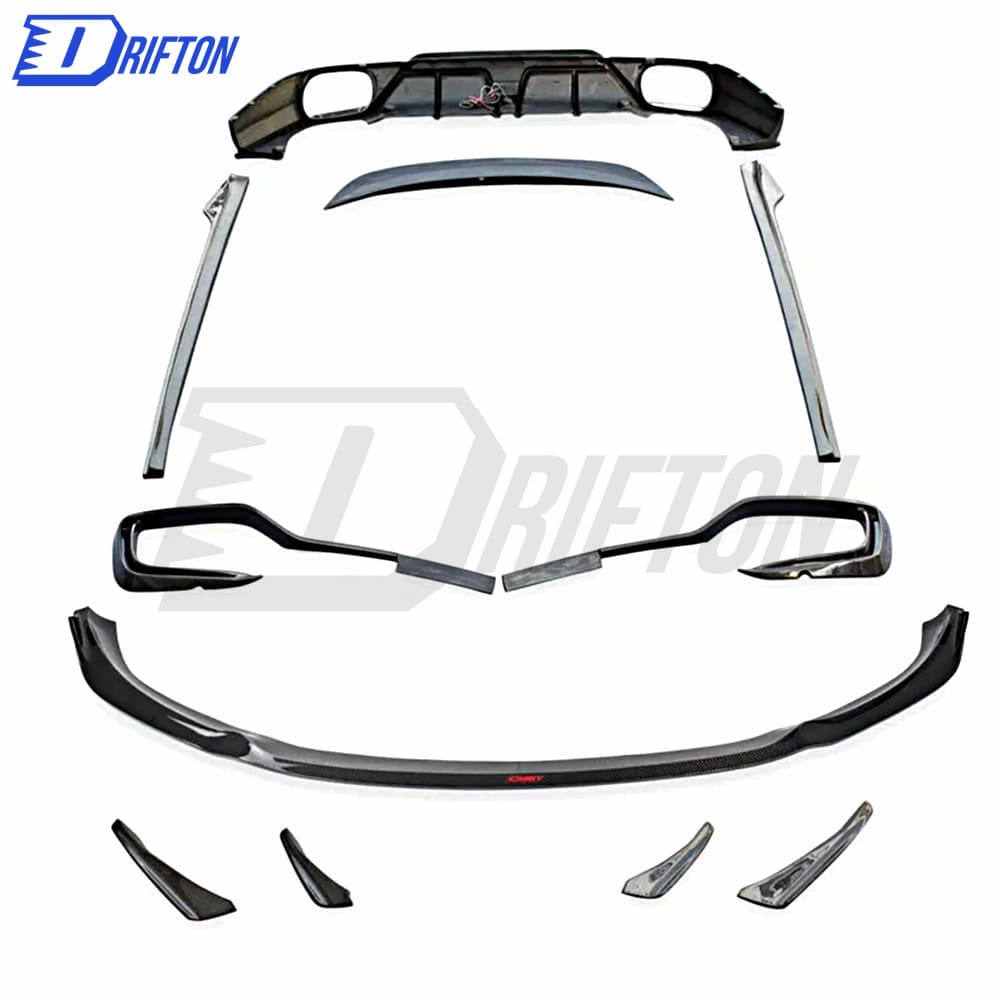 CMST Style Carbon Fiber Side Skirt For Maserati Ghibli 2014-2017